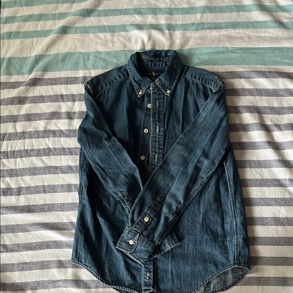 Ralph Lauren Dark Blue Denim Shirt